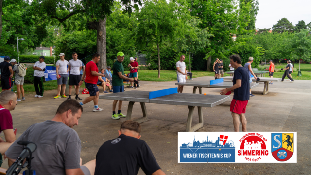 Zuschauer:innen verfolgen die Tischtennismatches aus nächster Nähe beim 4. Turnier des Wiener Tischtennis Cups 2025 in Simmering | Foto: Tischtennis Hobby Wien