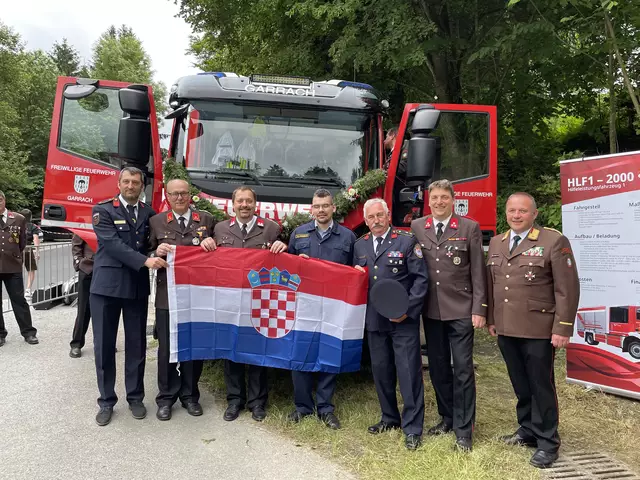 Auch eine Abordnung aus Kroatien war zu Gast.  | Foto: MeinBezirk