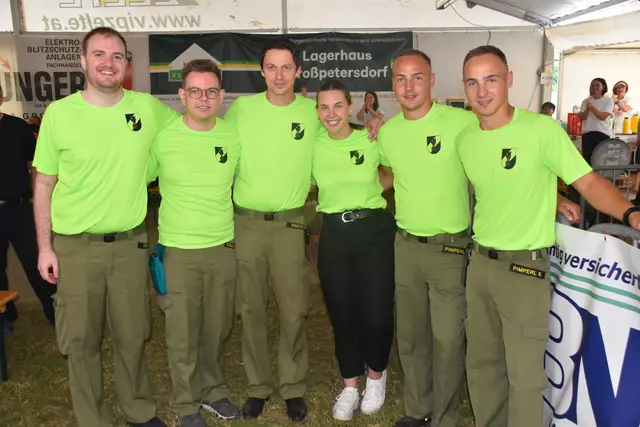 Das Orderteam der Feuerwehr Burg. | Foto: Michael Strini