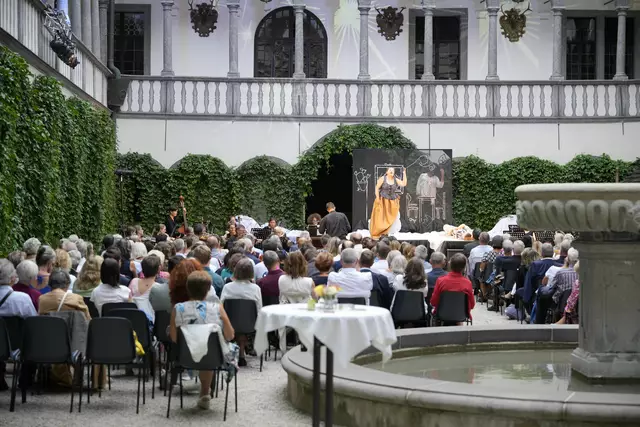 Donaufestwochen – Oper auf Schloss Greinburg. Heuer kommt "Orfeo ed Euridice" von Johann Joseph Fux zur Aufführung. | Foto: Martin Fickert
