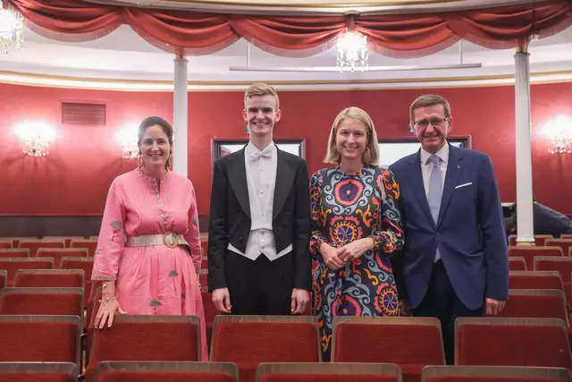 Bei der Eröffnung der Salzkammergut Festwochen (v. r.): Landesrat Markus Achleitner, Landeshauptmann-Stellvertreterin Christine Haberlander, Dirigent Matthias Achleitner und Johanna Mitterbauer (kaufmännische Geschäftsführerin der Salzkammergut Festwochen Gmunden). | Foto: Land OÖ/Denise Stinglmayr
