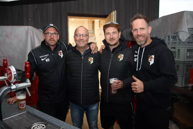 Manfred, Wolfgang, Florian und Stefan (v. l.).