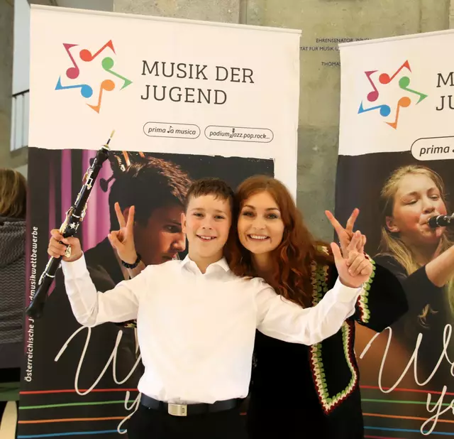 Jonas Schmid (Klasse Tanja Beranek) durfte sich mit 89,20 Punkten über Silber freuen. | Foto: Musikschule Staatz