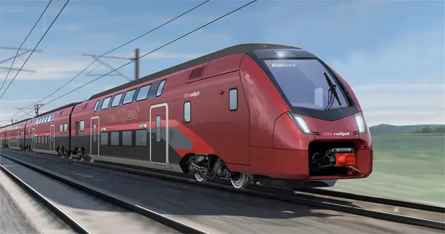 Die ersten Railjets sind am Dienstagmorgen für die Testfahrten losgefahren. | Foto: ÖBB/Stadler Rail