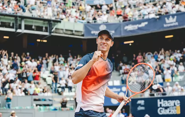 Filip Misolic hatte in Kitzbühel schon viel Grund zu jubeln. | Foto: Mia Knoll