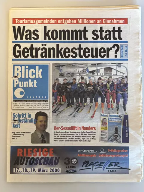 Ausgabe Nr. 11 vom 15.03.2000 | Foto: Celina Leitner / Archiv