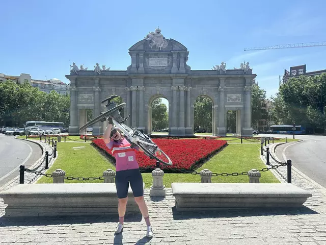 Isabella Pühringer am Ziel | Foto: Pühringer