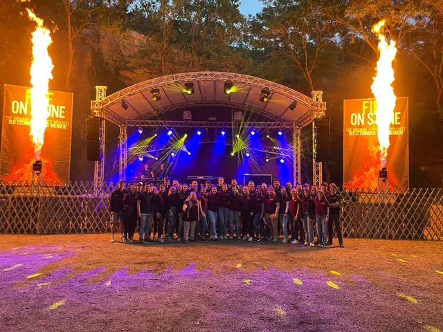 Die Landjugend Röschitz, rund um Obmann Johannes Kölbl, hatte mit der Organisation voll ins Schwarze getroffen. | Foto: Johannes Kölbl