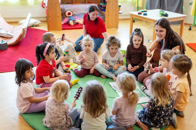 Zu den Gemeinden mit einer 1A-Bewertung der Arbeiterkammer zählt Weiz mit seinen Kinderbetreuungseinrichtungen.  | Foto: Stadt Weiz/H. Eisenberger