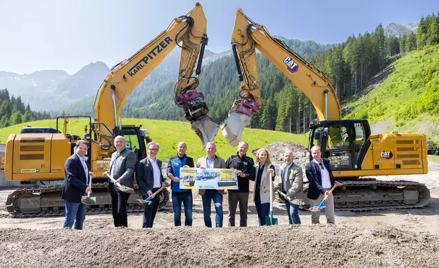 Im Gföhl, an der Grenze zwischen Hauser Kaibling und Planai, fand der offizielle Spatenstich für die beiden Seilbahnprojekte statt. | Foto: Harald Steiner