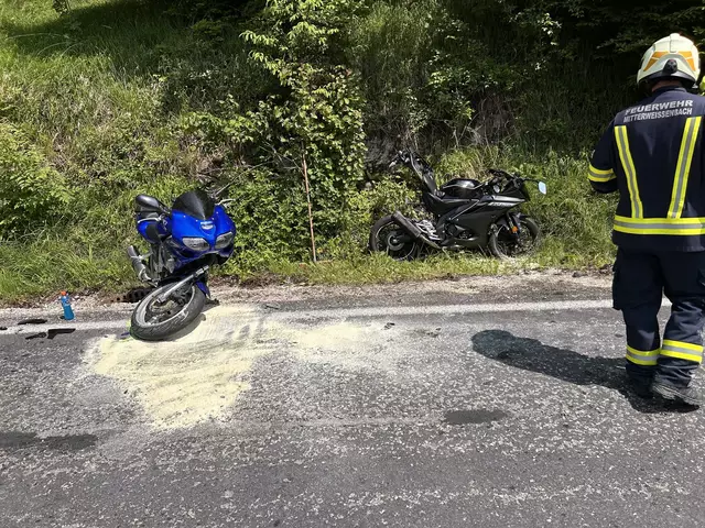 Die B153 im Weißenbachtal ist bei Motorradfahrern besonders beliebt. Nahe Km 11 ereignen sich jedoch immer wieder Unfälle. | Foto: ff-badischl.at