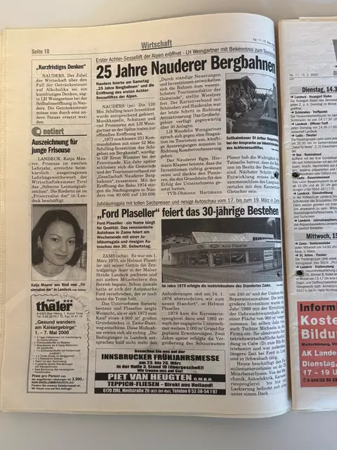 Der Artikel war auf der Seite 18 zu finden. | Foto: Celina Leitner / Archiv