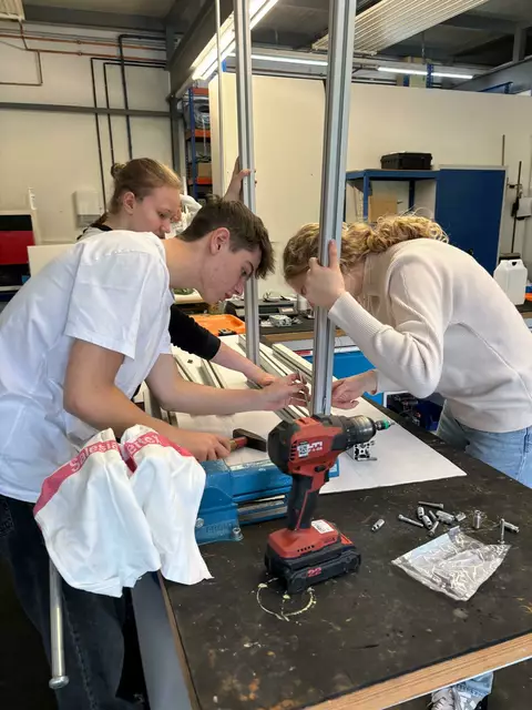 Bei Miba Cooling in Ligist wurde an das Projekt Hand angelegt. | Foto: BG/BRG/BORG Köflach