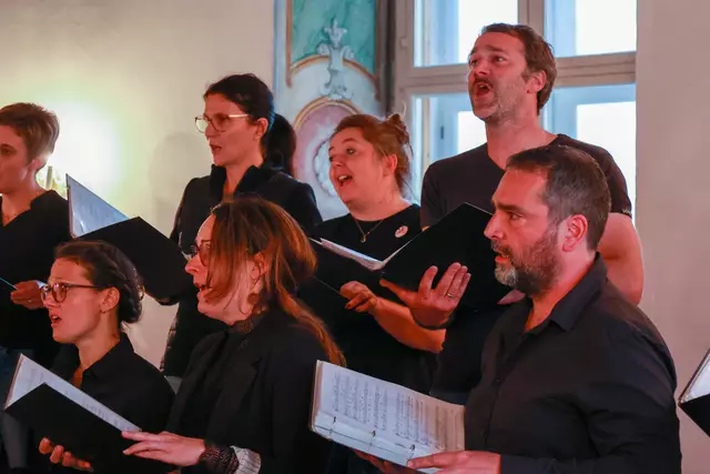 Scheibbser Chöre hatten in Krems ihren großen Auftritt. | Foto: Karin Böhm/Volkskultur Niederösterreich