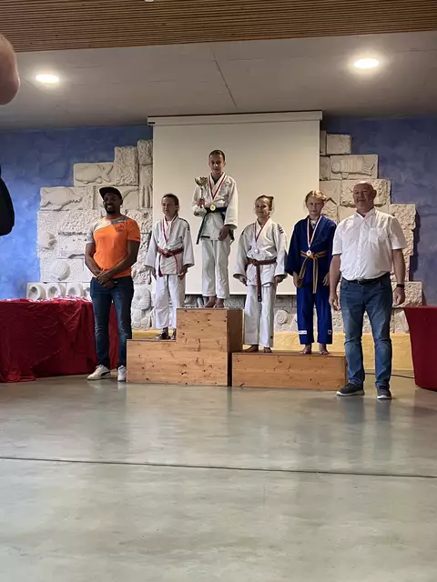 Young athletes from Tennengau showcasing their judo talent.