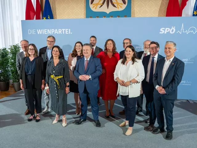 Das künftige Team der SPÖ Wien. Neben den Stadträtinnen und Stadträten gibt es auch Neuerungen in der Landespartei sowie beim Vorsitz im Gemeinderat. | Foto: Valentina Marinelić/MeinBezirk
