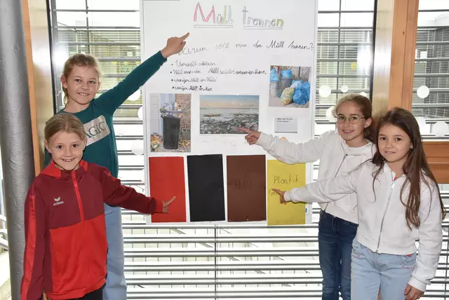 Kinder der Volksschule Waldhausen Klima-Experten