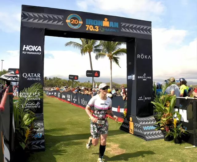 Ines Paul beendete ihren ersten Ironman 70.3 auf Hawaii in beeindruckenden 8:20 Stunden | Foto: Daniel Wildzeiss