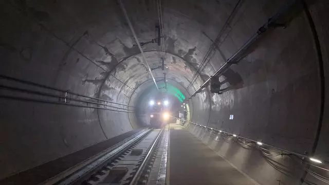 Der Koralmtunnel steht nach 27 Jahren Bauzeit nun kurz vor der Inbetriebnahme.  | Foto: © ÖBB/ME