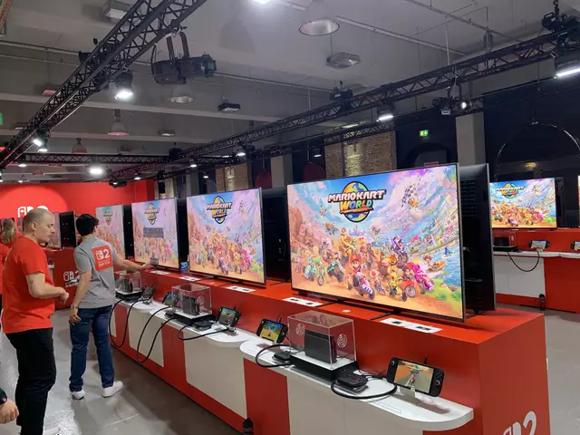 Das wohl nennenswerteste Spiel zum Launch der neuen Konsole ist sicherlich Mario Kart World, das exklusiv für die Switch 2 verfügbar ist. | Foto: Günther Wachtlechner