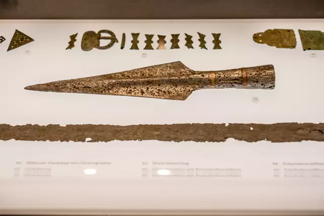 Detail einer Lanze aus der Römerzeit, zu sehen im Museum Carnuntinum. | Foto: Römerstadt Carnuntum