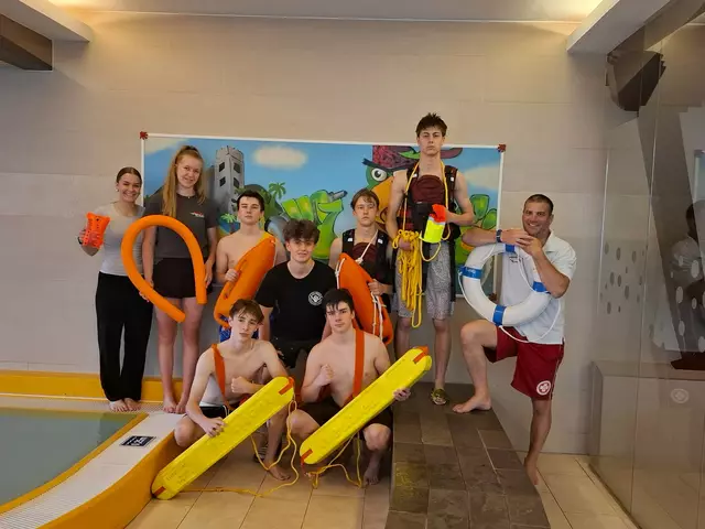Diese Zeller Schüler wurden zu Rettungsschwimmern ausgebildet | Foto: Arbeiter – Samariter – Bund Österrreich, Bundessektion Wasserrettung