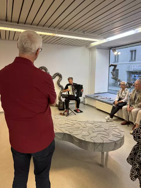 Siggi Haider on Harmonika-modern! | Foto: leflaneur-herrbert waltl