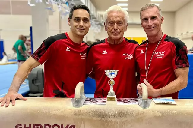 v.li.n.re. Marco Mayr, Trainer Edi Mayr, Günther Wiesmeier | Foto: Marco Mayr