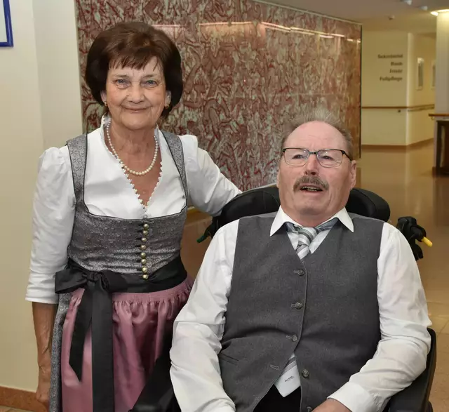 Das Jubelpaar Rosa und Franz Zlabinger | Foto: PBZ Waidhofen/Thaya