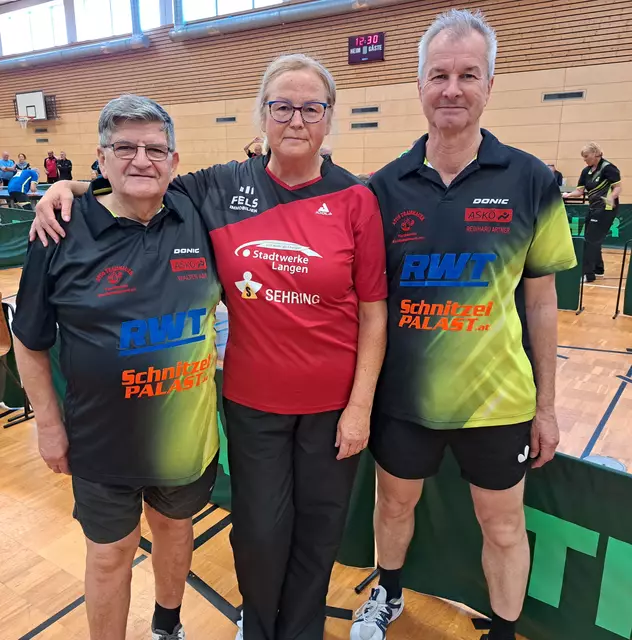 Walter Ast, Kersten Hollfelder, Reinhard Artner Mannschaft 60+