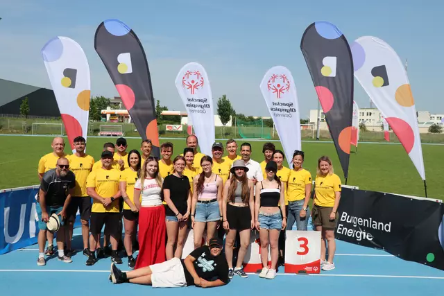 Volunteers der Burgenland Energie und BAfEP Oberwart | Foto: Special Olympics Burgenland