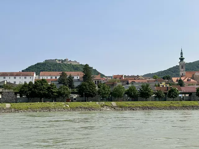 Die Stadt Hainburg mit dem Schlossberg vom Wasser aus.  | Foto: Bachhofner