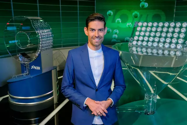 Lotto Moderator Ralph Huber-Blechinger. | Foto: ORF/Günther Pichlkostner