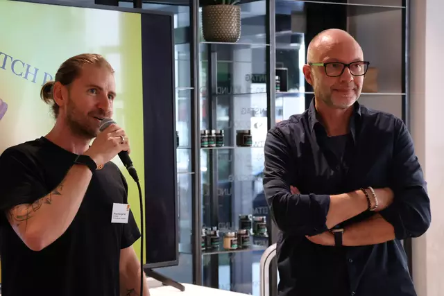 Philipp Baumgartner und Gerold Weisz bei der Veranstaltung der JW Grieskirchen. | Foto: MeinBezirk