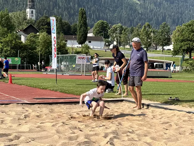Super Ergebnisse konnten auch beim Weitsprung erzielt werden. | Foto: Dorn