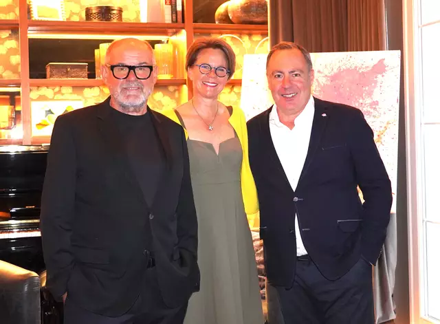 August Schmölzer, Stephanie Henle, Rodolfo Baldessarri. | Foto: Sontje Müller