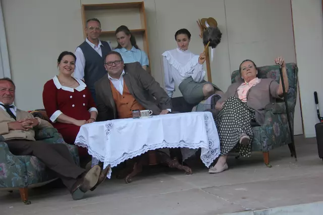 Fleißig geprobt wird bei den Weikendorfer Sommerspielen. | Foto: Raimund Mold