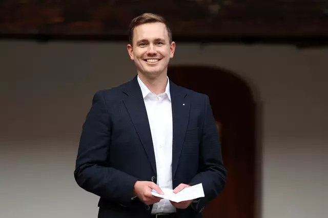 Baumeister Thomas Rosner (27) führt Rosner Bau &amp; Co KG in dritter Generation. | Foto: Rosner Bau &amp; Co KG