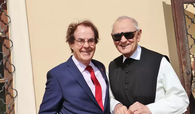 Hans Roth und Pater August Janisch | Foto: Edith Ertl