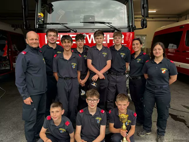 Bereits zum dritten Mal in Folge sicherten sich die Burschen den 1. Platz im Silberbewerb. | Foto: FF Maria Anzbach