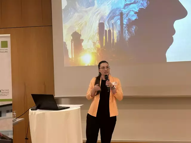 Martina Loidl sprach darüber, wie die Gesellschaft auf Frauen in Führungspositionen reagiert.