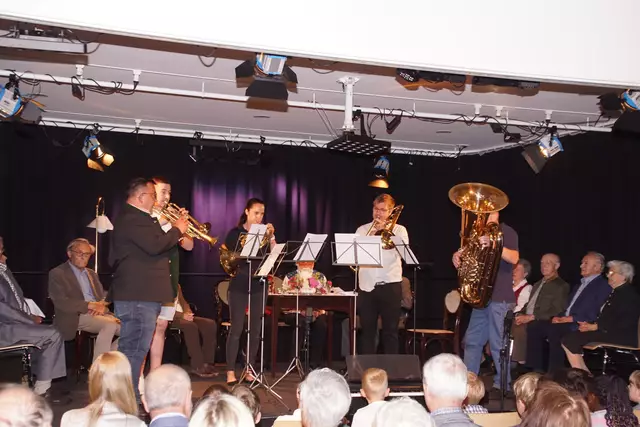 Musikalisch umrahmt wurde die Gedenkveranstaltung von einem Ensemble der Musikkapelle Sankt Stefan.  | Foto: Helmut Eder