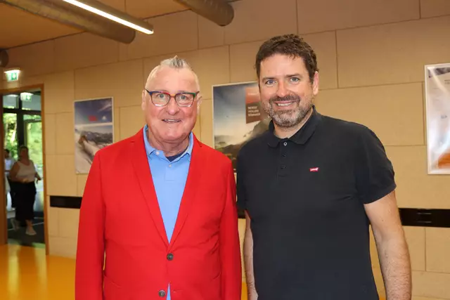 Studienleiter Peter Heimerl und Stadtrat Peter Vöhl.  | Foto: Elisabeth Zangerl
