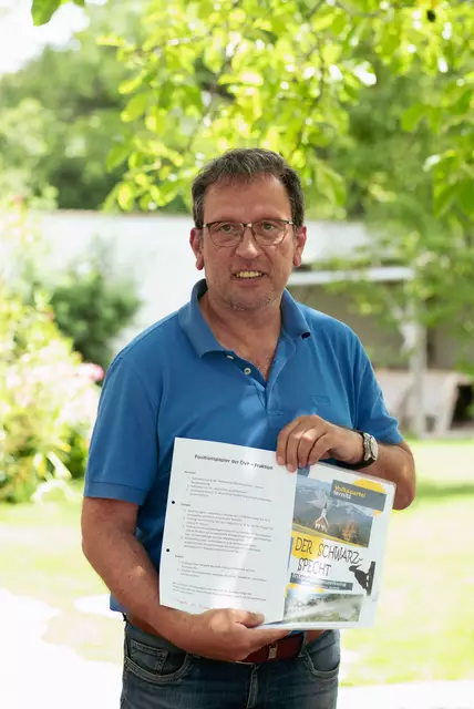 Als "Schwarzspecht" schreibt Thomas Huber Ideen für Ternitz zusammen. Außerdem hat er ein Sparpapier verfasst. | Foto: Santrucek