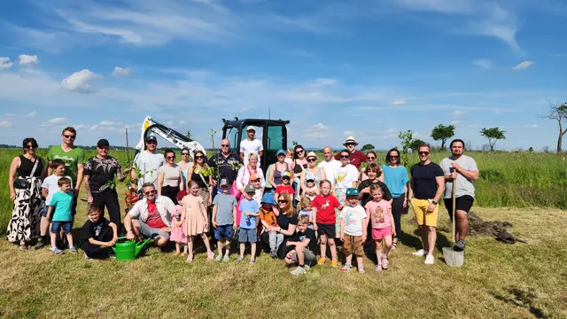 Breitstetten hat ein neues grünes Juwel: Ein neuer „Kinderwald“ wurde für die Jahrgänge 2018 bis 2022 angelegt.  | Foto: Gemeinde Leopoldsdorf