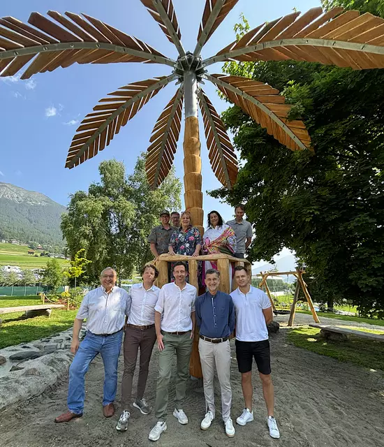 Der Sommer ist da und auch das Freizeitcenter StuBay öffnete seinen Freibereich. Familien mit Kindern erwartet dort mit „the beach“ ab sofort eine neue Attraktion. | Foto: TVB Stubai