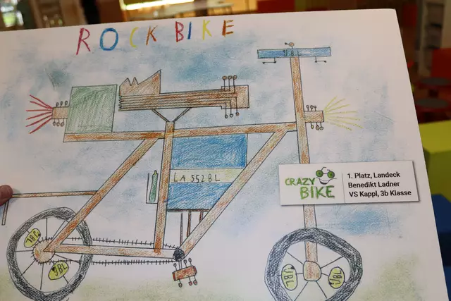 Das "Crazy Bike" des Bezirkssiegers Benedikt Ladner.  | Foto: Elisabeth Zangerl