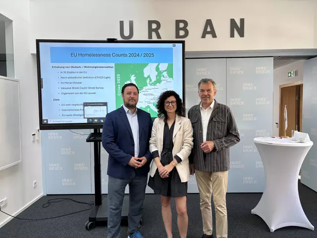Innsbruck beteiligt sich am "City Count Homelessness"-Projekt. Dieses soll Daten zur Bekämpfung von Wohnungslosigkeit liefern.  | Foto: Huber