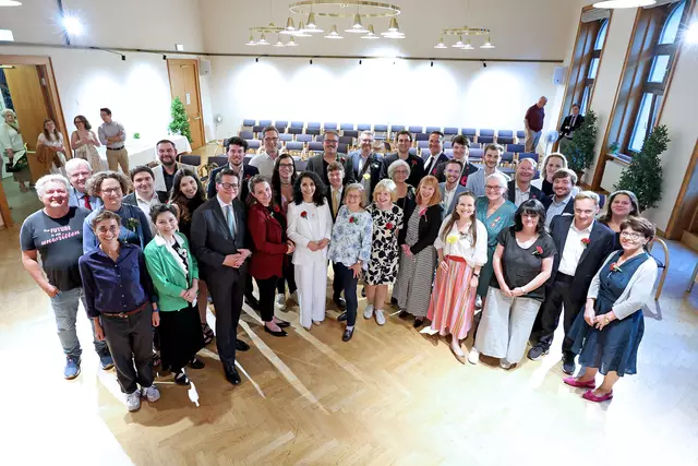 Das Alsergrunder Bezirksparlament wurde offiziell angelobt. | Foto: BV9