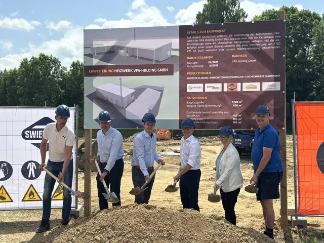 Spatenstich für das neue Heizwerk in Groß Siegharts | Foto: Daniel Schmidt